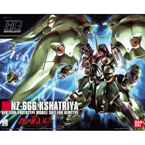 Gunpla 1/144 HG UC NZ-666 Kshatriya