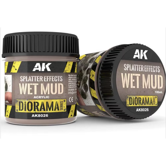 AK Diorama Splatter Effects Wet Mud 100ml