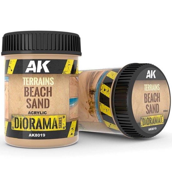 AK Diorama Terrains Beach Sand 250ml (Acrylic)