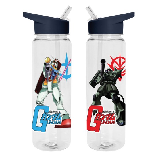 Gundam Warring Factions Plastic Drinks Bottle