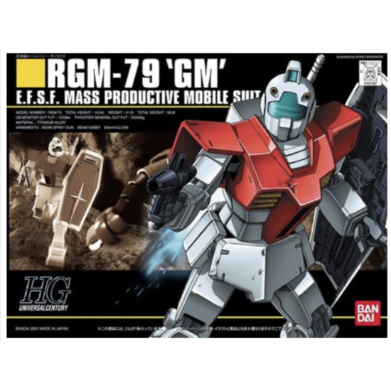 Gunpla HG UC 1/144 RGM-79 GM