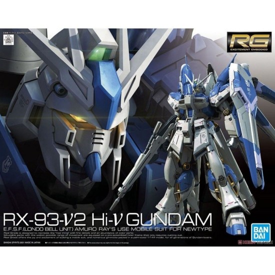 Gunpla RG 1/144 RX-93-V2 Hi-v Gundam