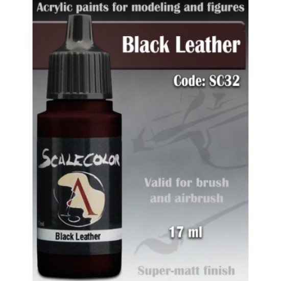 Scalecolor Black Leather